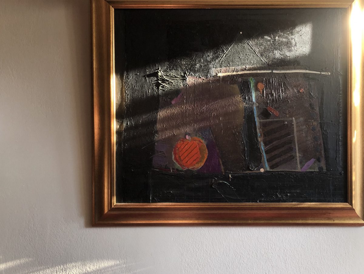 a beautiful painting at my parents' house